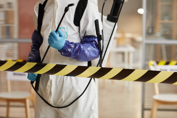 Professional Biohazard technician working in De Graff, OH